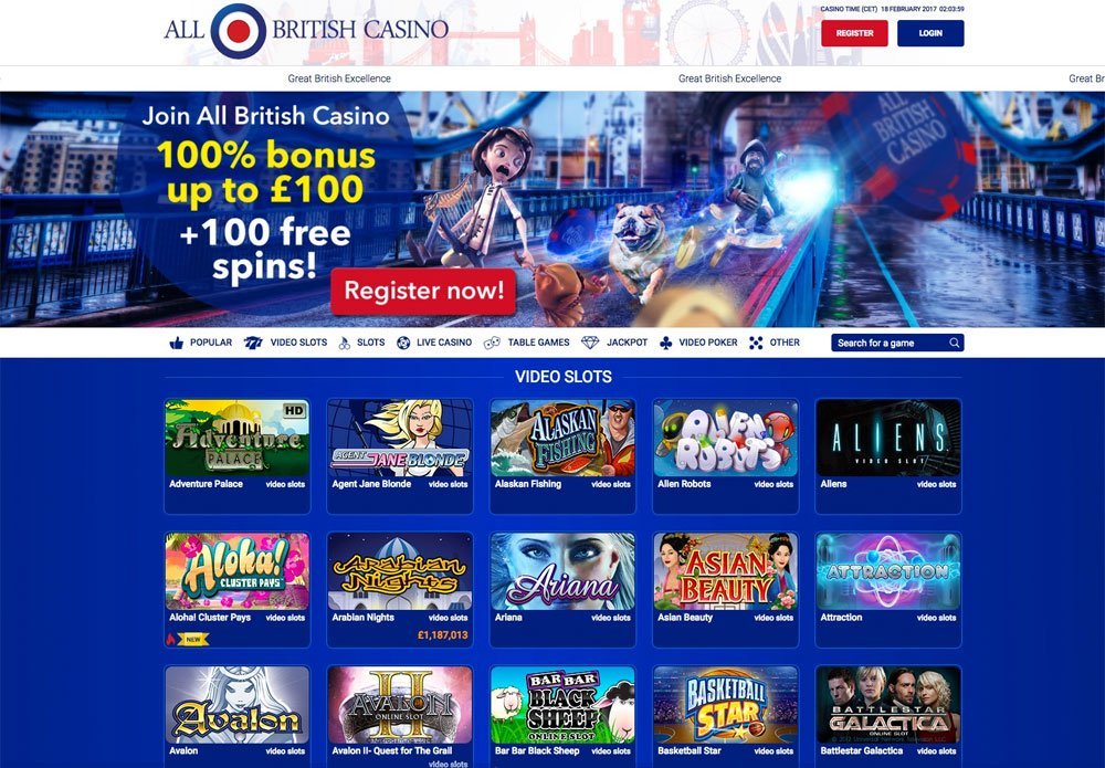 a-z online casinos uk